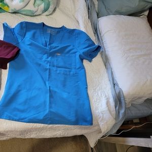 Figs Women's Blue Top